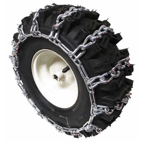 Par de cadenas de nieve GeoTech para quitanieves con neumáticos de 14"