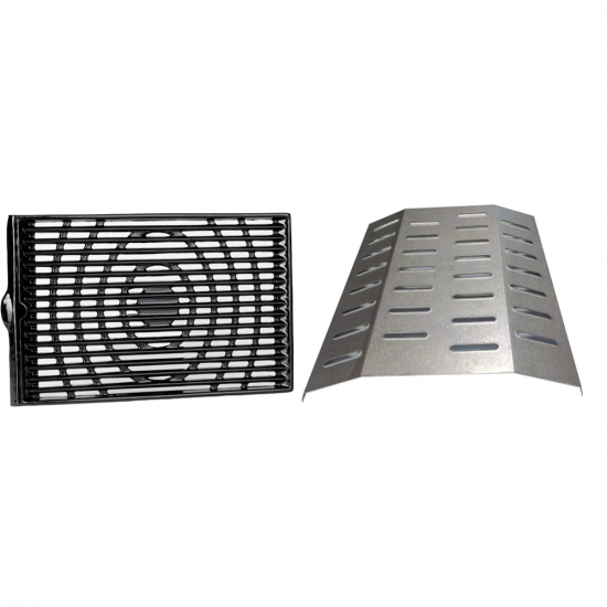Parrilla en fundici&oacute;n adicional + difusor de calor para barbacoa Adelaide 3 Classic L