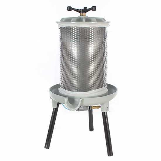 Grifo PEA20 - Prensa neum&aacute;tica para fruta 20 L - Jaula INOX