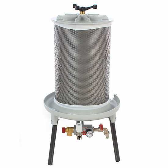 Grifo PEW20 - Hidroprensa para fruta 20 L - Jaula INOX