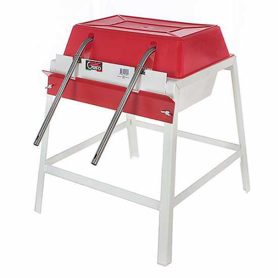 Grifo 2 ca&ntilde;os - Embotelladora manual con boquillas inox y dep&oacute;sito de pl&aacute;stico