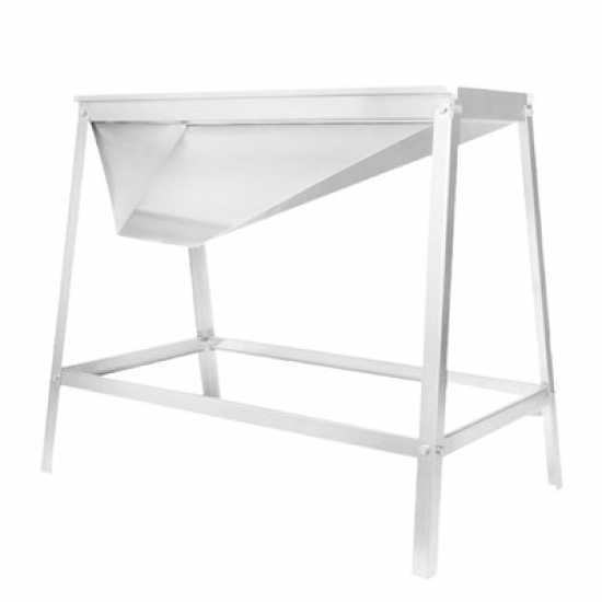 Soporte caballete de acero esmaltado para estrujadora de barras
