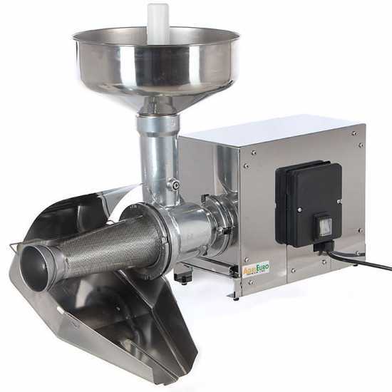 Trituradora de tomate el&eacute;ctrica AE-SM5 INOX con motor el&eacute;ctrico - 375W - 0.5 Hp