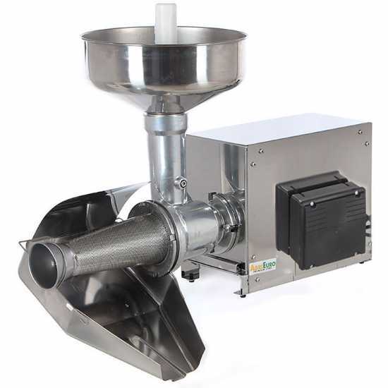 Trituradora de tomate el&eacute;ctrica AE-SM5 INOX con motor el&eacute;ctrico - 600W - 1 Hp