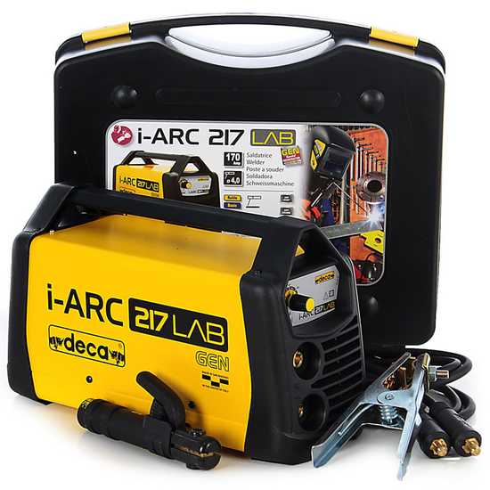 Deca I-ARC 217 GEN - Soldadora inverter (MMA) + Malet&iacute;n, corriente continua (DC)