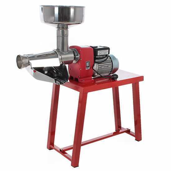 New O.M.R.A. OM-2812-EE - Trituradora de tomate con banco - Motor el&eacute;ctrico 1200W - 220V