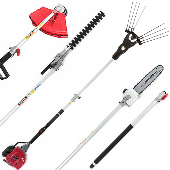 Attila GX 35 - Vareador de aceitunas + Desbrozadora multifunci&oacute;n con motor Honda