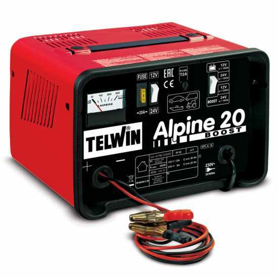 Telwin Alpine 20 Boost - Cargador de bater&iacute;a - bater&iacute;a WET tensi&oacute;n 12/24V - 300 W