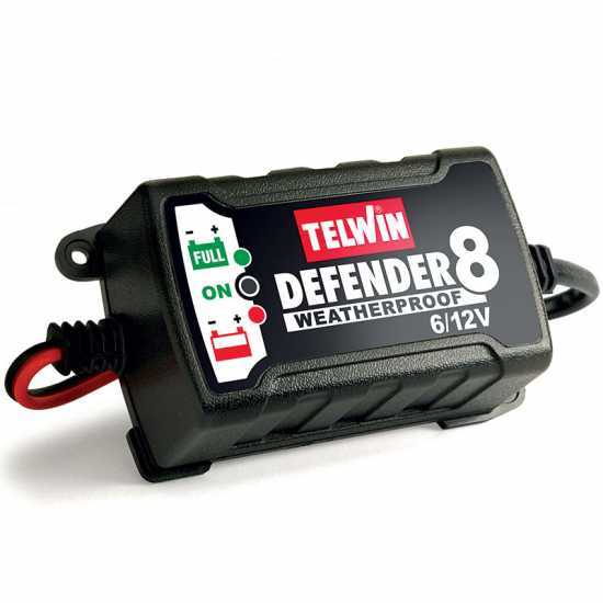 Telwin Defender 8 - argador de bater&iacute;a y mantenedor inteligente - bater&iacute;a de plomo 6/12V