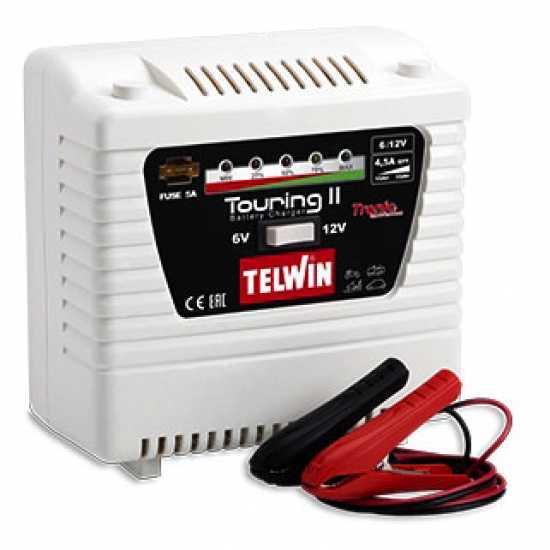 Telwin Touring 11 - Cargador de bater&iacute;a - bater&iacute;a de 6 y 12 V - se&ntilde;alaci&oacute;n con Led de la carga