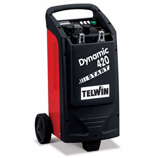 Telwin Dynamic 420 Start - Cargador de bater&iacute;a de coche y arrancador - bater&iacute;a WET/START-STOP 12/24V