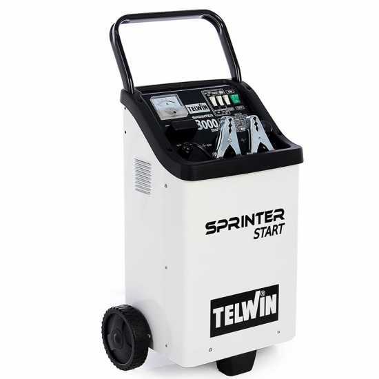 Telwin Sprinter 3000 Start - Cargador de bater&iacute;a de coche y arrancador - bater&iacute;a WET/START-STOP 12/24V
