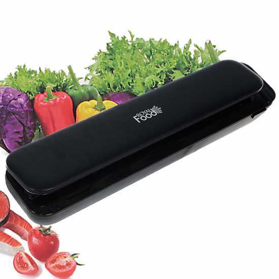 Royal Food VS30E Extra Slim Black - Envasadora al vac&iacute;o - Barra de soldadura de 30 cm
