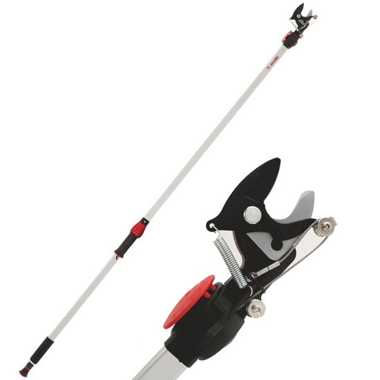 Ausonia - Cortarramas de poda p&eacute;rtiga fija 2 m &Oslash; 35mm - cabezal giratorio