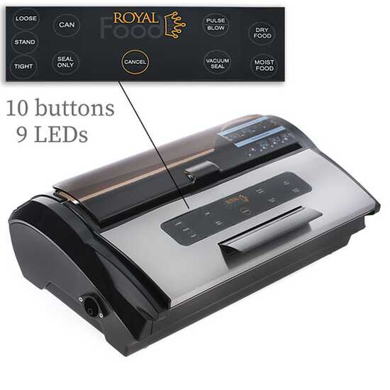 Royal Food RSV 3700 Super - Envasadora al vac&iacute;o - Barra de soldadura de 35 cm