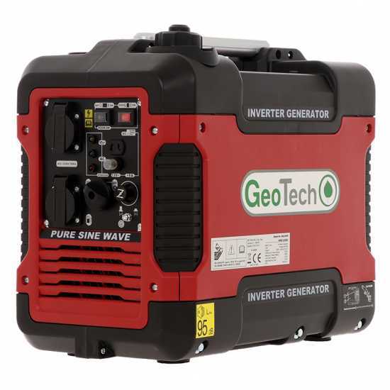 GeoTech SQL2000i - Generador de corriente silencioso inverter 2 kW - Continua 1.7 kw Monof&aacute;sica