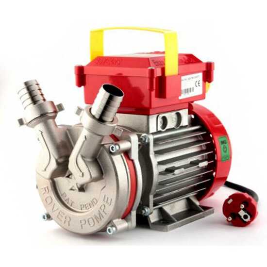 Rover Novax 25-OIL - Bomba el&eacute;ctrica de trasiego para aceite en aleaci&oacute;n antioxidante - Monof&aacute;sica - 230 V