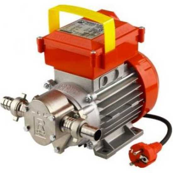Rover Novax G 20 - Bomba eléctrica de trasiego para aceite con engranajes de aleación antioxidante - 0,6 HP