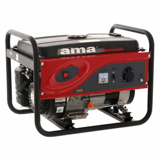 AMA QF2500 - Generador de corriente silencioso con AVR 2.8 kW - Continua 2.6 kw Monof&aacute;sica