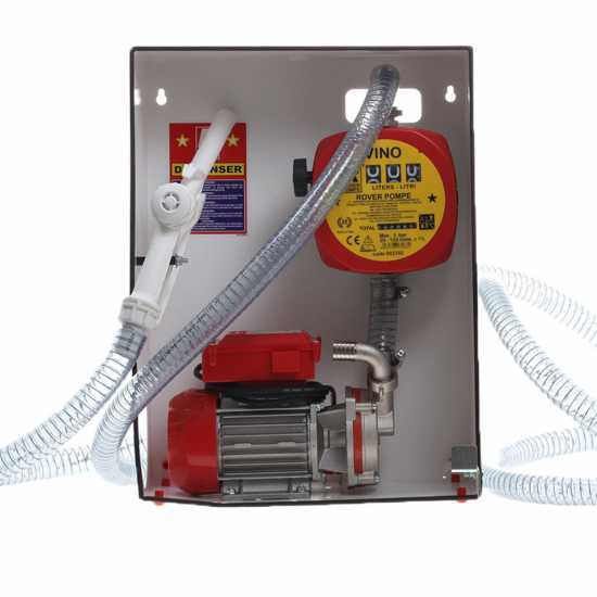 Rover Dispenser Novax 25 M - Bomba el&eacute;ctrica de trasiego en aleaci&oacute;n antioxidante - 0,6 HP