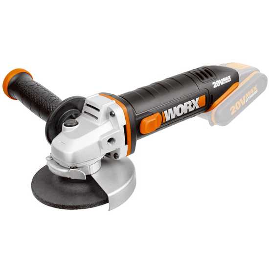 Esmeril angular de bater&iacute;a Worx WX800.9 - M&Aacute;QUINA SOLA - SIN BATER&Iacute;A NI CARGADOR