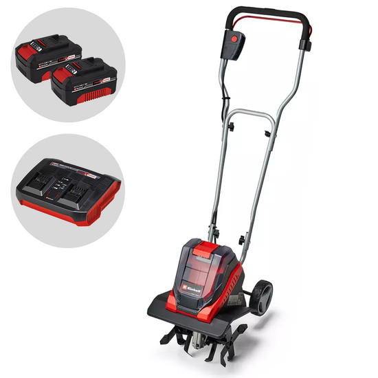 Einhell GE-CR 30 Li - Motoazada de bater&iacute;a con ruedas - 2x 18V 4Ah