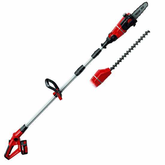 Podadora, cortasetos de bater&iacute;a con p&eacute;rtiga telesc&oacute;pica Einhell GE-HC 18 Li T