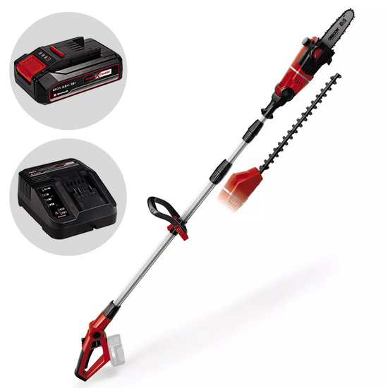 Podadora, cortasetos de bater&iacute;a con p&eacute;rtiga telesc&oacute;pica Einhell GE-HC 18 Li T