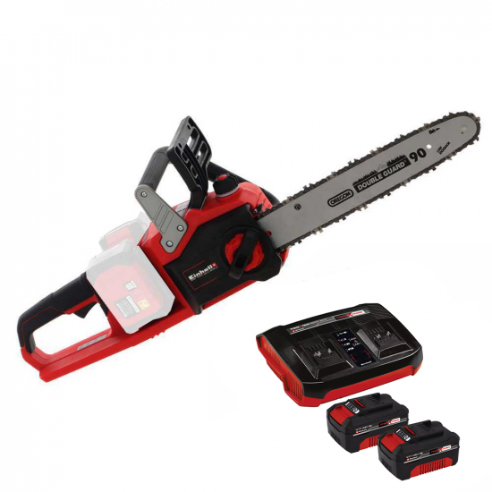 Einhell GE-LC 36/35 Li - Electrosierra de bater&iacute;a 2 x 18V 4Ah - Espada de 35cm