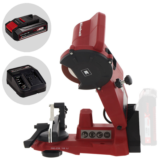 Einhell GE-CS 18 Li - Afilador de cadenas de bater&iacute;a para motosierras - 2.5Ah 18V