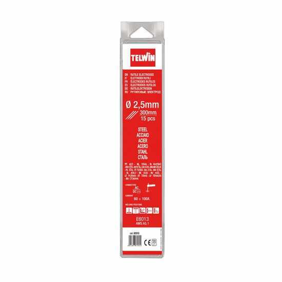 Electrodos rutilo de 2.5 mm Telwin - 15 pcs