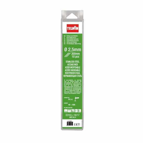 Electrodos inox de 2.5 mm Telwin - 10 pcs