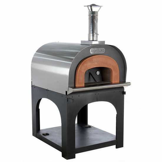 Horno de le&ntilde;a de exterior Cibus Inox 1000 con c&aacute;mara &Oslash;100 -  6 pizzas