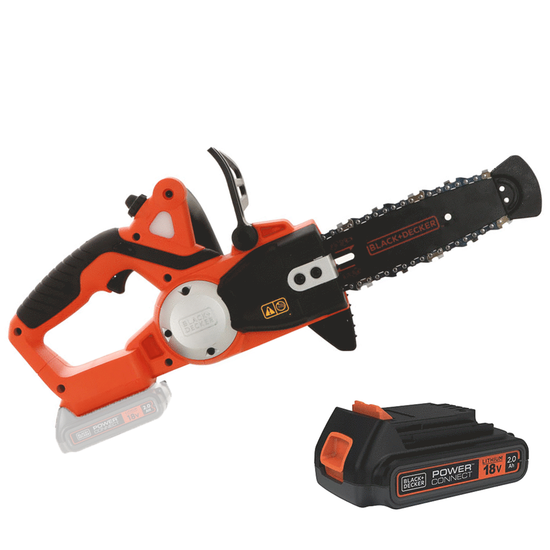 Black &amp; Decker GKC1820L20-QW - Electrosierra - Bater&iacute;a de litio de 18V 2Ah - Espada de 35 cm