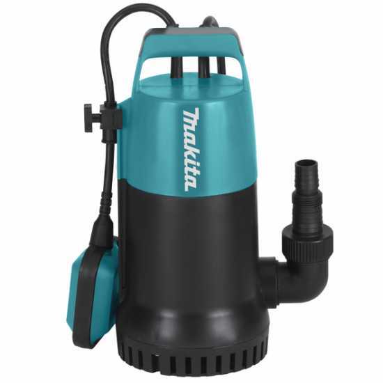 Bomba sumergible el&eacute;ctrica para agua limpia Makita PF0800 - electrobomba de 800 W