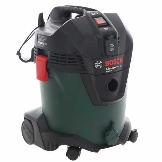 Aspirador de polvo y l&iacute;quidos BOSCH AdvancedVac 20 - 1200 W - multifunci&oacute;n - portaobjetos