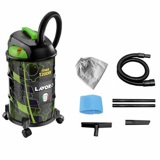 Lavor Rudy 30 S - Aspirador de s&oacute;lidos y l&iacute;quidos- 1200 W
