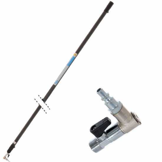 P&eacute;rtiga neum&aacute;tica fija de carbono sin empu&ntilde;adura 150 cm - fija - s&uacute;per-ligera