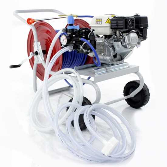 Comet MC 25 - Motobomba fumigadora con carro - Motor de gasolina Honda GP 160