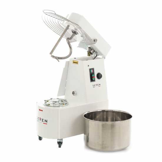Seven Italy GHR 20 - Amasadora de espiral - 230 V - Con ruedas y temporizador