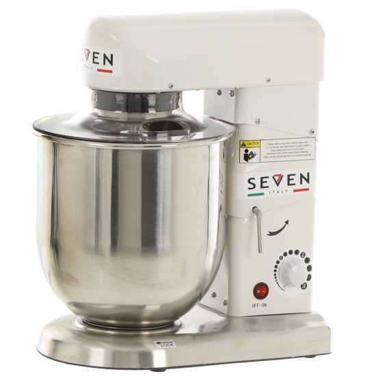 Seven Italy FP110 - Amasadora planetaria - Cuba INOX 10 l - multifunci&oacute;n