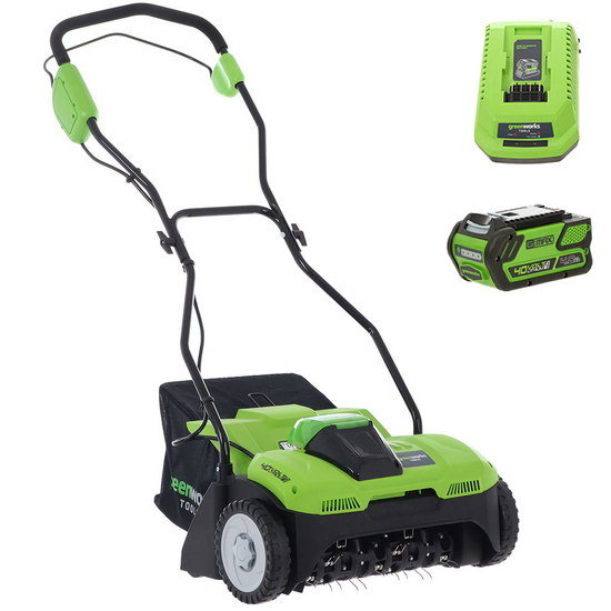 Greenworks G40DT35 - Escarificador de bater&iacute;a - 40V - 4Ah