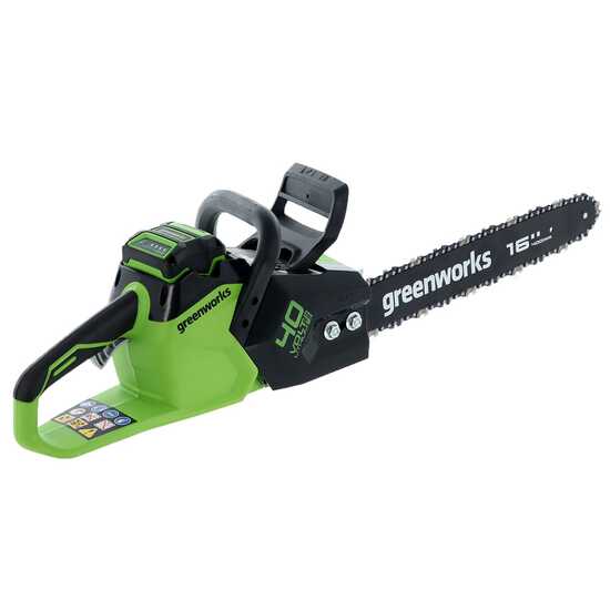 Greenworks GD40CS18 - Electrosierra de bater&iacute;a 40V4Ah - Espada de 40 cm