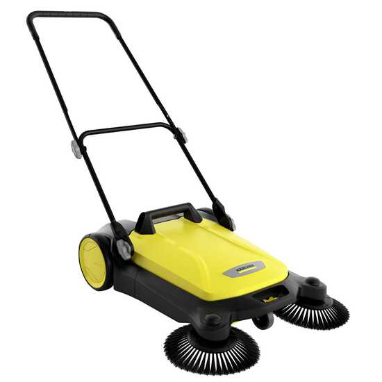 K&auml;rcher S 4 Twin - Barredora manual de empuje con recogedor - dep&oacute;sito 20 litros