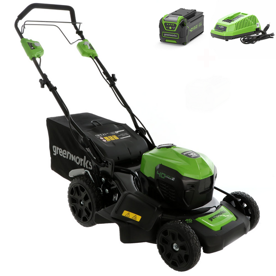 Cortac&eacute;sped el&eacute;ctrico de bater&iacute;a Greenworks GD40LM46SPK4 40V