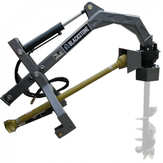 BlackStone BHD500 HR - Ahoyador para tractor - Sistema de empuje hidr&aacute;ulico - Broca no incluida