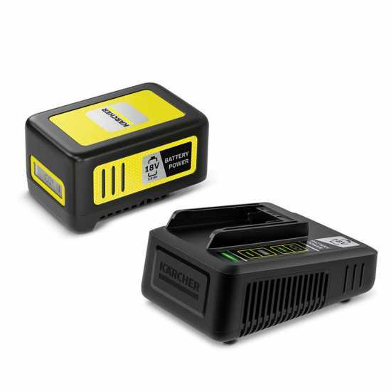 Starter Kit Cargador de bater&iacute;as y bater&iacute;a Karcher de 18 V y 5 Ah
