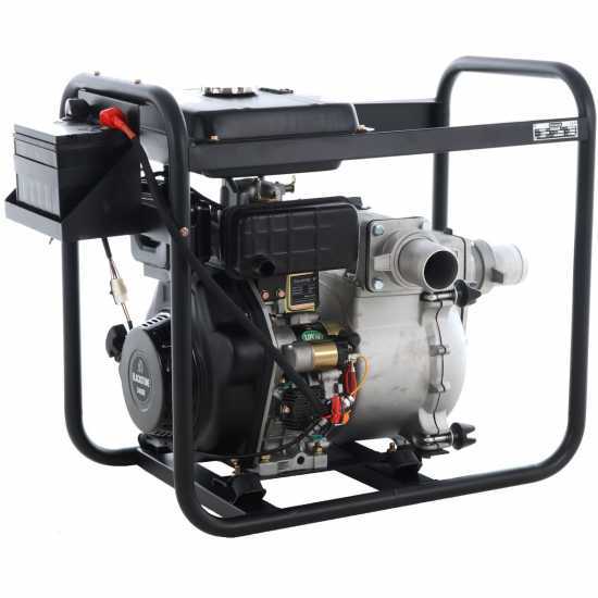Motobomba di&eacute;sel Blackstone BD-ST 8000ES para agua sucia con racores 80 mm - Euro 5