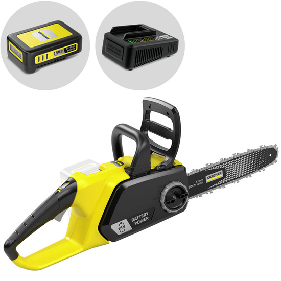 Karcher CNS 18-30 - Electrosierra de bater&iacute;a 18V 2.5Ah - Espada 30 cm