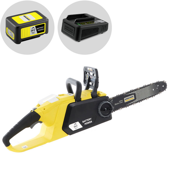 Karcher CNS 36-35 - Electrosierra de bater&iacute;a 36 V 2.5 Ah - Espada de 35 cm